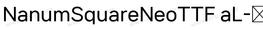 NanumSquareNeoTTF aL字体转换